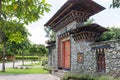 The design of bhutan gateway Royalty Free Stock Photo