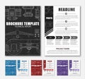 Design brochures with technical drawings