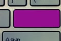Design business concept Empty template copy space text for Ad website isolated Keyboard key Intention to create computer Royalty Free Stock Photo
