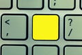 Design business concept Empty template copy space text for Ad website isolated Keyboard key Intention to create computer Royalty Free Stock Photo
