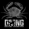 Diving diver scuba crab - T-shirt design Royalty Free Stock Photo