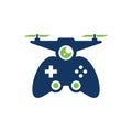 Drone Game Logo Icon Design