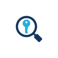 Find Key Logo Icon Design Royalty Free Stock Photo