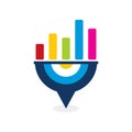 Graph Point Logo Icon Design