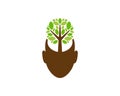 Mind Tree Logo Icon Design Royalty Free Stock Photo