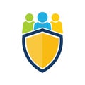 Shield Group Logo Icon Design