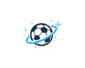 Soccer Planet Logo Icon Design