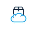 Cloud Box Logo Icon Design Royalty Free Stock Photo