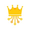 King Digital Logo Icon Design