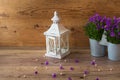 Design candlestick lamp and campanula.