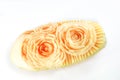 Design Carving Rose Flower Papaya