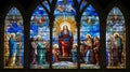 design catholic stained glass