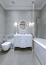 Design of classic bathroom