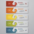 Design clean number banners template/graphic or website layout. Vector. Royalty Free Stock Photo