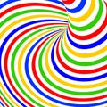 Design colorful vortex movement background