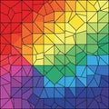 The design is composed of interlocking polygons primarily triangles and Royalty Free Stock Photo