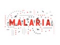 Design concept epidemic of malaria