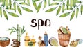 Design for cosmetics shop, spa and beauty salon, organic products for health.