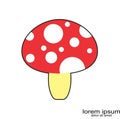 Creative sample design mushrooms logo