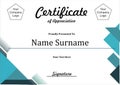 A Custom creative idea design of new certificate