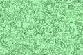 Design cute green abstract freaky digital graphics background or texture illustration