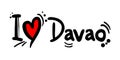 Davao city of Philippines love message