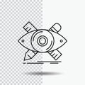 design, designer, illustration, sketch, tools Line Icon on Transparent Background. Black Icon Vector Illustration