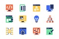 Design and development concept of web icons set Royalty Free Stock Photo