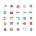 Design & Development Vector Icons 8 Royalty Free Stock Photo