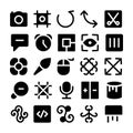 Design & Development Vector Icons 12 Royalty Free Stock Photo