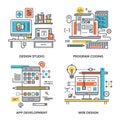 Design and Development Royalty Free Stock Photo