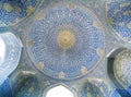 Design of the dome inside the persian mosque of the Middle East