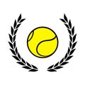 Elegant tennis symbol