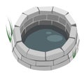 Design Element - A Brick Well. Royalty Free Stock Photo