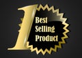 Best selling product banner gold award