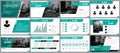 Design element of infographics for presentations templates. Royalty Free Stock Photo