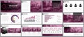Design element of infographics for presentations templates. Royalty Free Stock Photo
