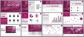 Design element of infographics for presentations templates. Royalty Free Stock Photo