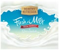 Design elements for label of dairy products
