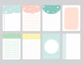 Design elements for notebook, diary, stickers and other template.vector,illustration.