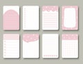 Design elements for notebook, diary, stickers and other template.vector,illustration. Royalty Free Stock Photo