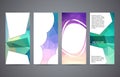 Set of vertical web banner layout background22 Royalty Free Stock Photo