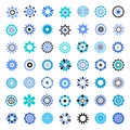 Design elements set  Abstract circle icons Royalty Free Stock Photo