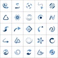 Design elements set. Abstract icons Royalty Free Stock Photo