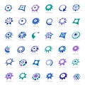 Design elements set. Abstract icons Royalty Free Stock Photo
