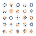 Design elements set. Abstract icons. Royalty Free Stock Photo