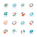 Design elements set. Abstract icons Royalty Free Stock Photo