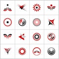 Design elements set. Abstract icons Royalty Free Stock Photo