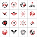 Design elements set. Abstract icons Royalty Free Stock Photo