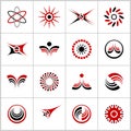 Design elements set. Abstract icons Royalty Free Stock Photo